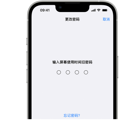 龙湖镇iPhone屏幕维修分享iPhone屏幕使用时间密码忘记了怎么办 