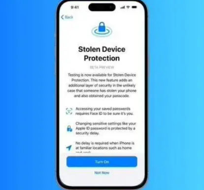 龙湖镇苹果授权维修店分享被盗设备保护功能开启方法 