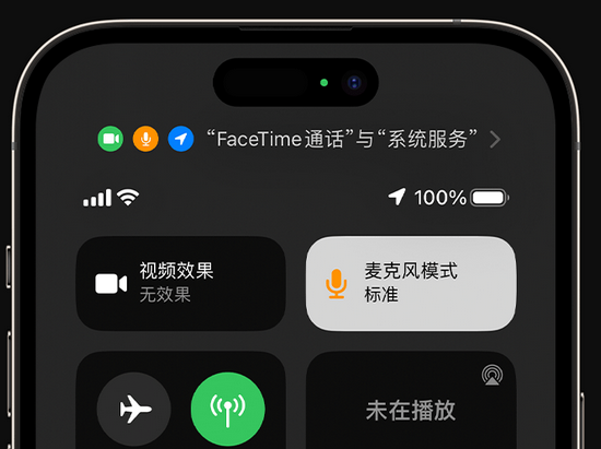 龙湖镇苹果授权维修网点分享iPhone在通话时让你的声音更清晰 