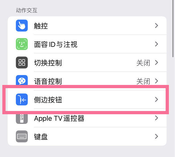 龙湖镇苹果14维修店分享iPhone14 Plus侧键双击下载功能关闭方法 